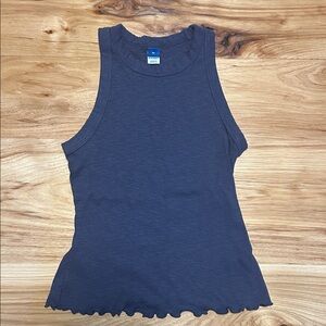 Old Navy Blue Ribbed Tank